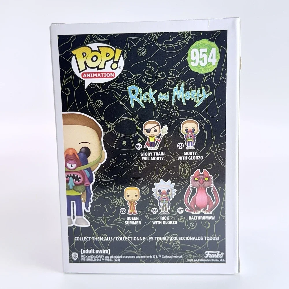 Funko Pop! Animation‎ Rick And Morty 954 Morty With Glorzo Vinyl Figure